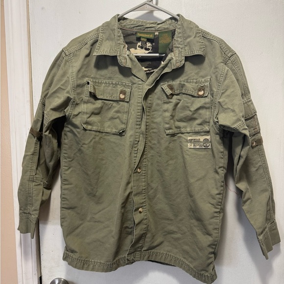 Timberland green jacket size large (16-18) boys - Picture 1 of 11